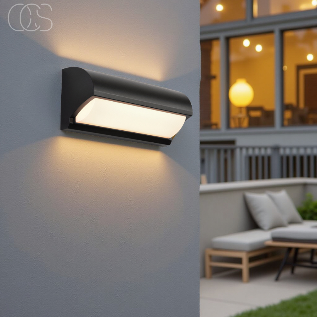 OCS - Zwart LED Buiten Wandlicht