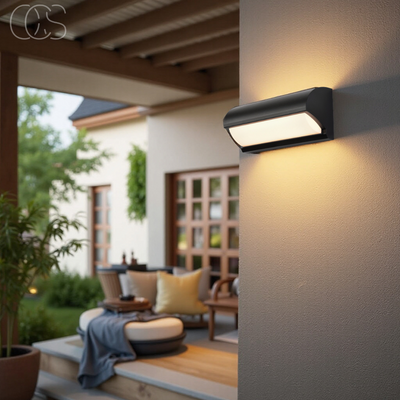 OCS - Zwart LED Buiten Wandlicht