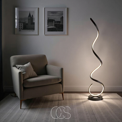 OCS - LED Spiraal Vloerlamp Dimbaar