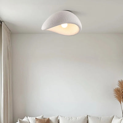 OCS - Wabi‑Sabi Stoffen Plafondlamp - Polyform & Hars