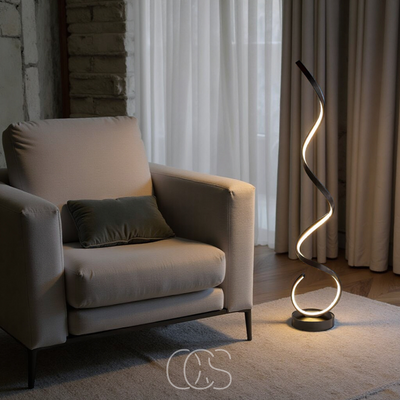 OCS - LED Spiraal Vloerlamp Dimbaar