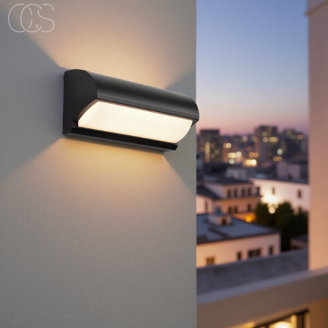 OCS - Zwart LED Buiten Wandlicht