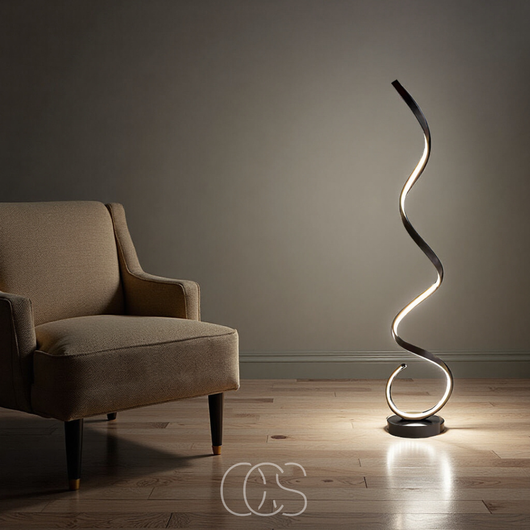 OCS - LED Spiraal Vloerlamp Dimbaar