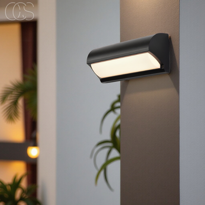 OCS - Zwart LED Buiten Wandlicht