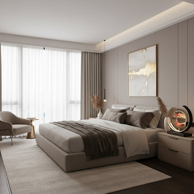 OCS - Dimbare Zandlamp met LED & Afstandsbediening – Rustgevende Sfeerverlichting