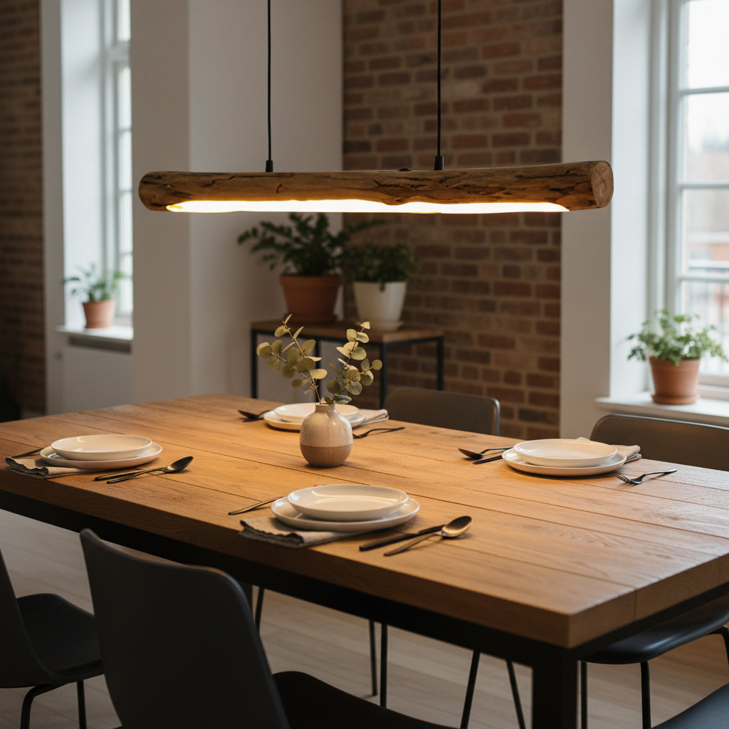 OCS - Dimbare houten hanglamp