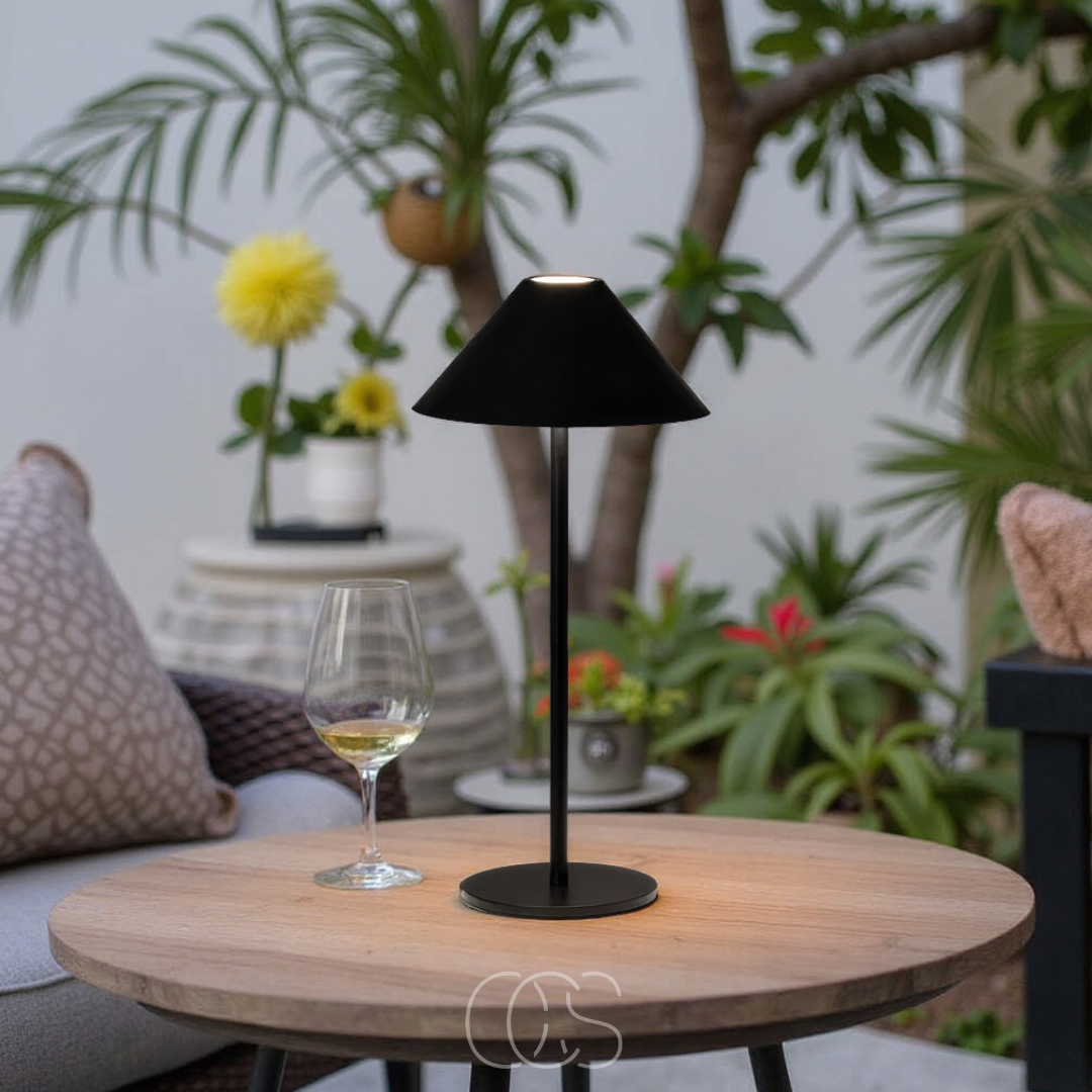 Draadloze LED Tafellamp – Oplaadbaar, Waterdicht IP54 & Geschikt voor Binnen en Buiten