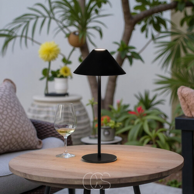 Draadloze LED Tafellamp – Oplaadbaar, Waterdicht IP54 & Geschikt voor Binnen en Buiten