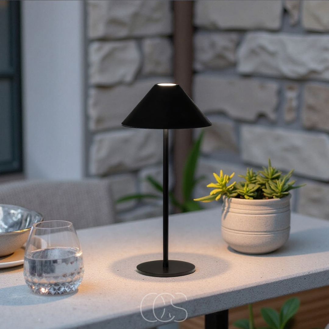 Draadloze LED Tafellamp – Oplaadbaar, Waterdicht IP54 & Geschikt voor Binnen en Buiten