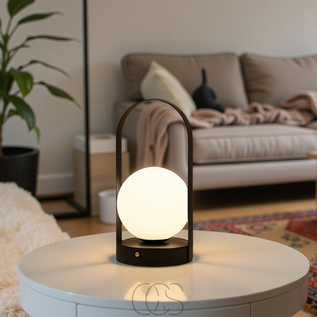 OCS - Bolvormige Tafellamp - Draadloze LED Nachtlamp