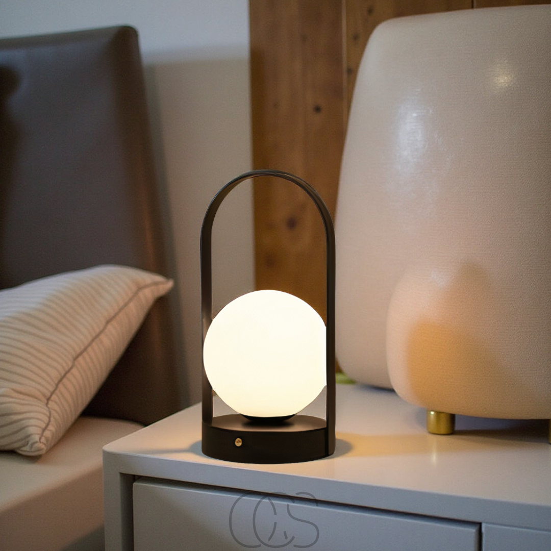 OCS - Bolvormige Tafellamp - Draadloze LED Nachtlamp