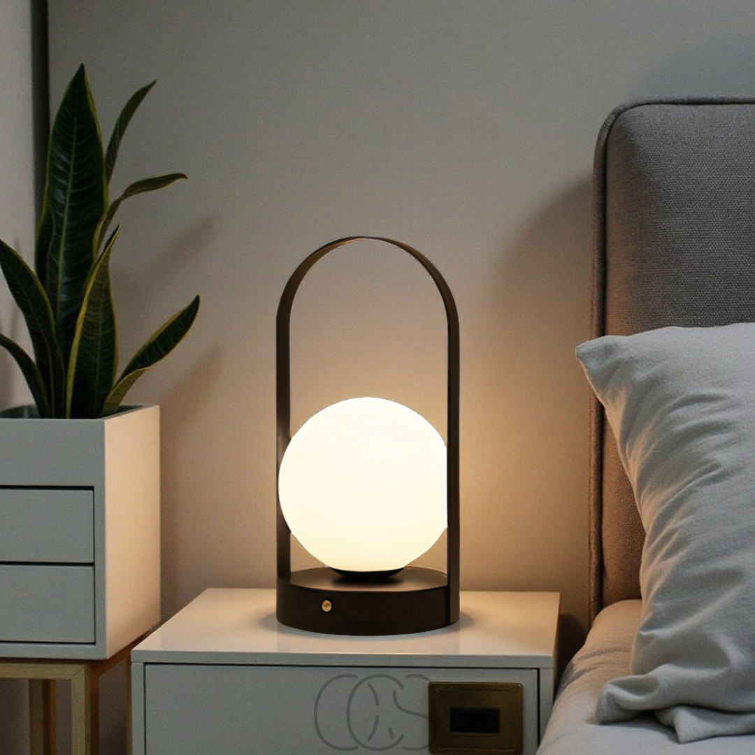 OCS - Bolvormige Tafellamp - Draadloze LED Nachtlamp