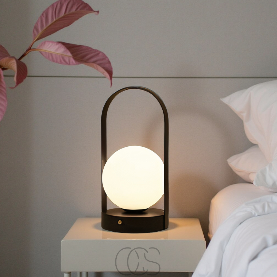 OCS - Bolvormige Tafellamp - Draadloze LED Nachtlamp