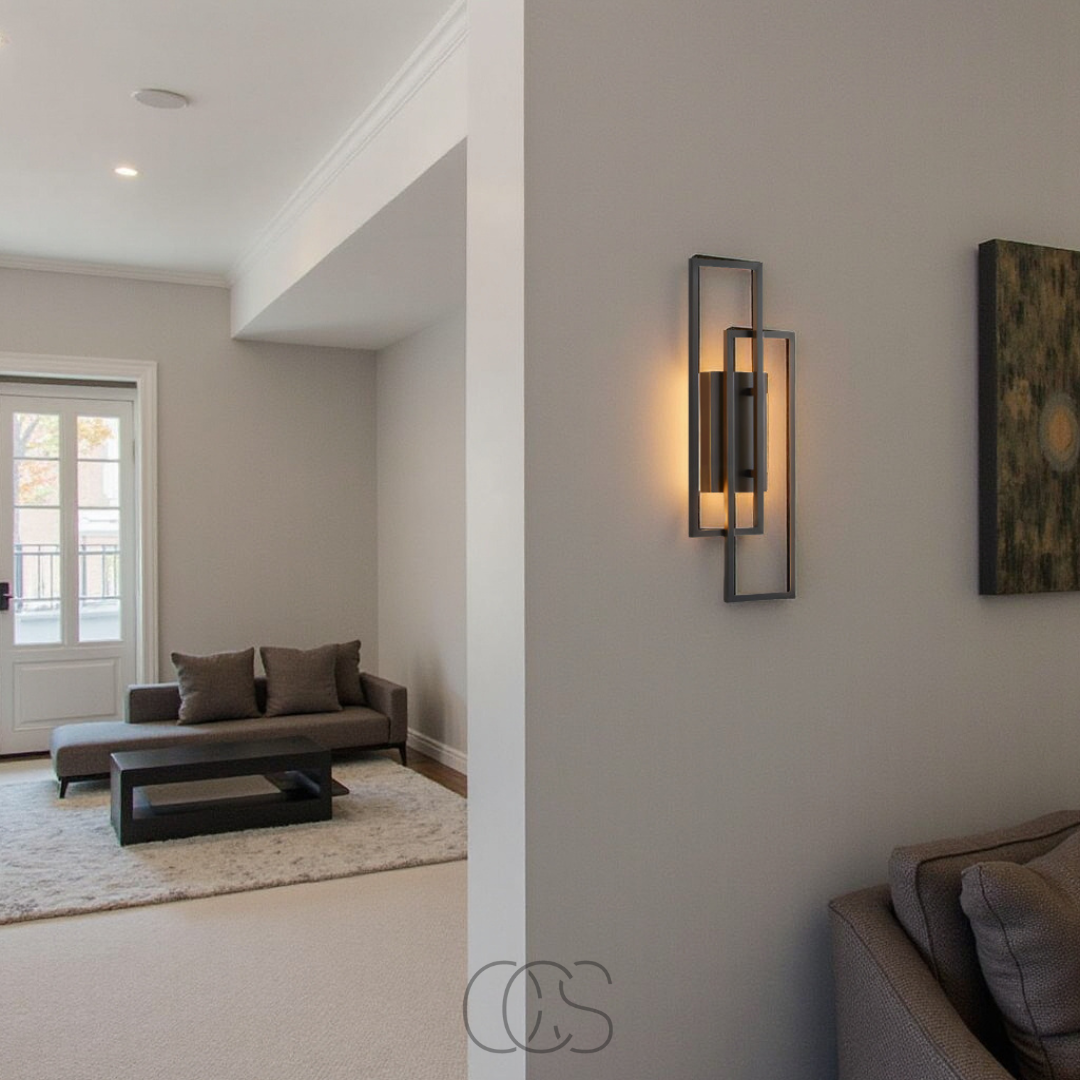 OCS - Rechthoekige Geometrische LED Wandlamp