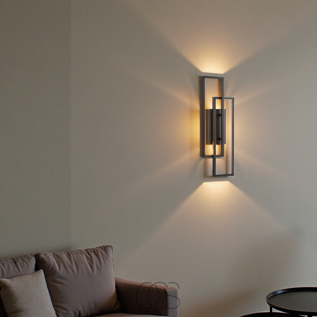 OCS - Rechthoekige Geometrische LED Wandlamp