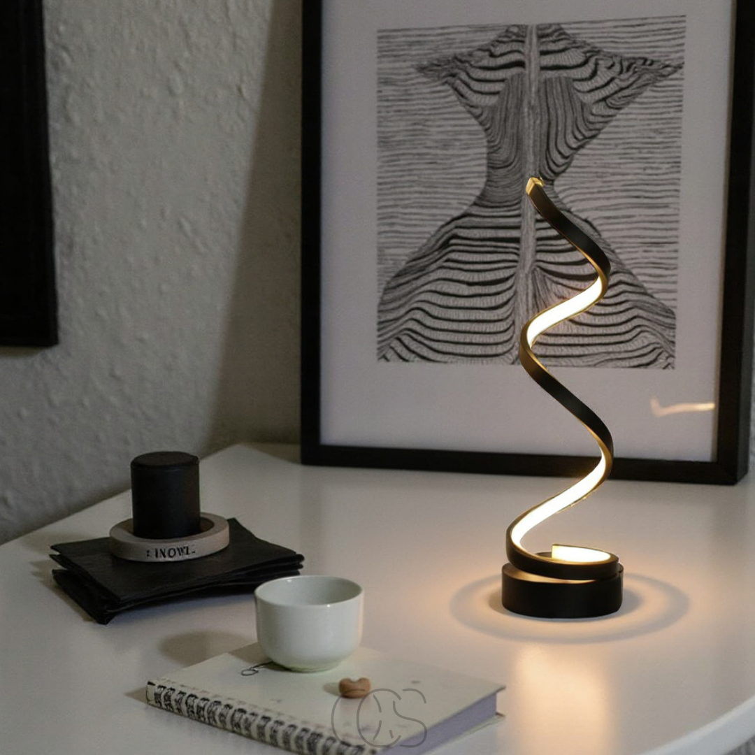 OCS - Spiraal Lamp – modern design met 3 lichtkleuren & energiezuinig LED