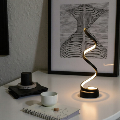 OCS - Spiraal Lamp – modern design met 3 lichtkleuren & energiezuinig LED