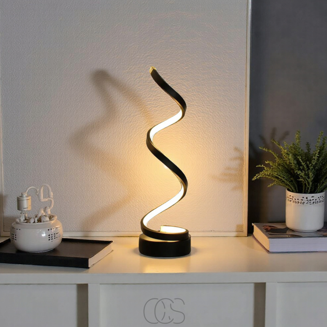 OCS - Spiraal Lamp – modern design met 3 lichtkleuren & energiezuinig LED