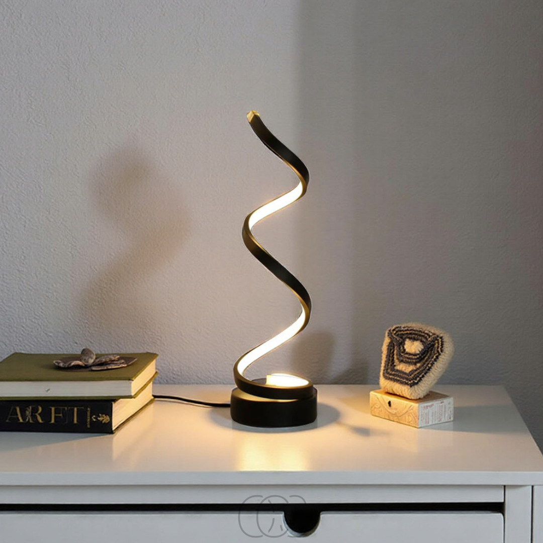 OCS - Spiraal Lamp – modern design met 3 lichtkleuren & energiezuinig LED
