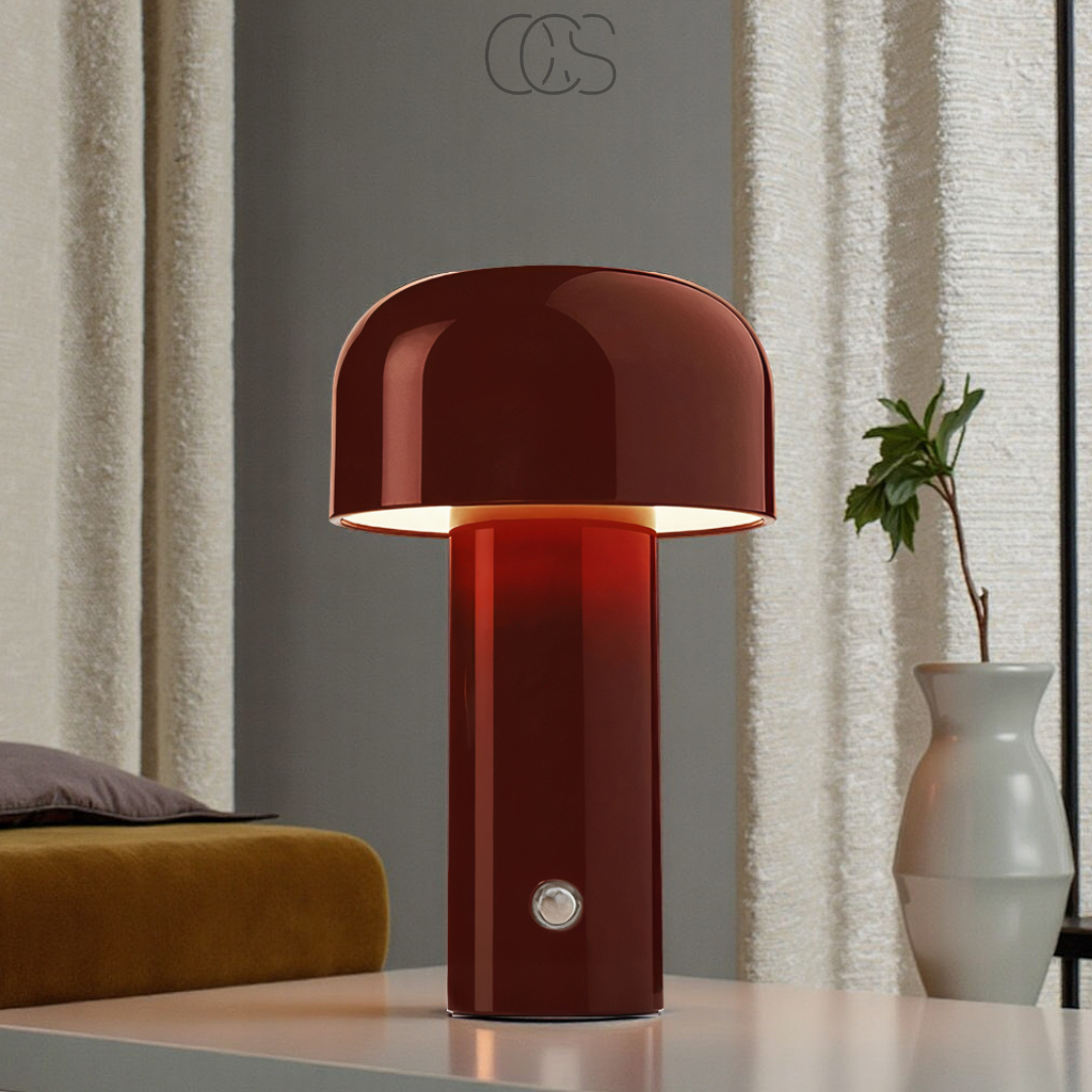 OCS - Retro Tafellamp – draadloos, dimbaar & overal neer te zetten