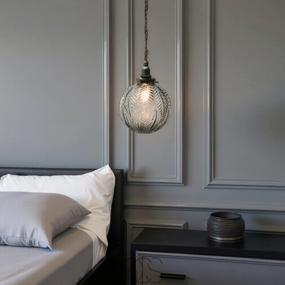 OCS - Ronde Hanglamp Glas - Smoke Kleur