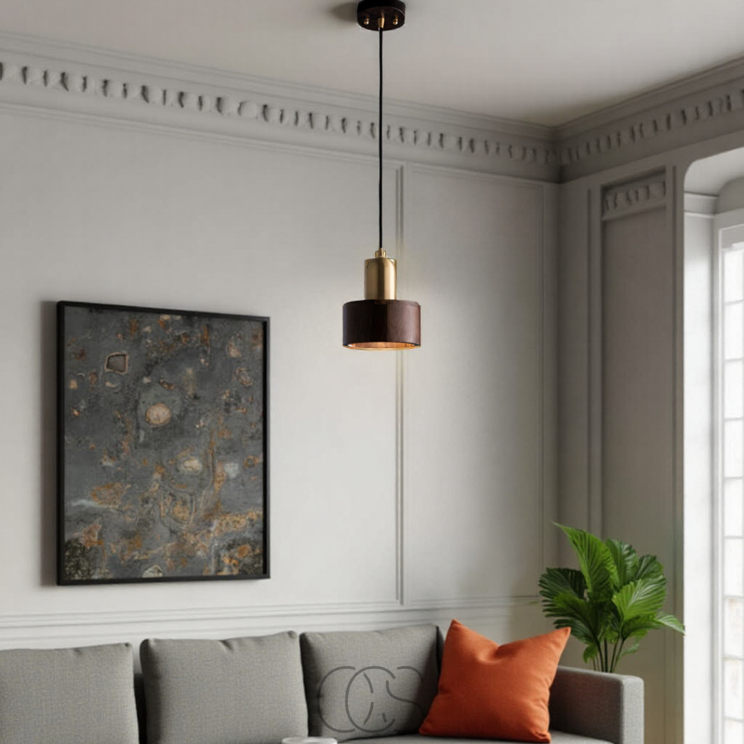 OCS - Design hanglamp met gouden accent
