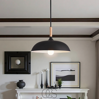 OCS - Hanglamp Moderne Mat Zwarte Plafondlamp