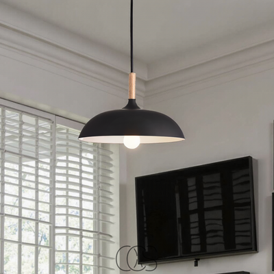 OCS - Hanglamp Moderne Mat Zwarte Plafondlamp