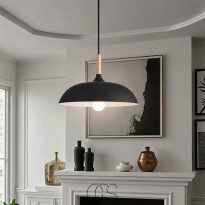 OCS - Hanglamp Moderne Mat Zwarte Plafondlamp