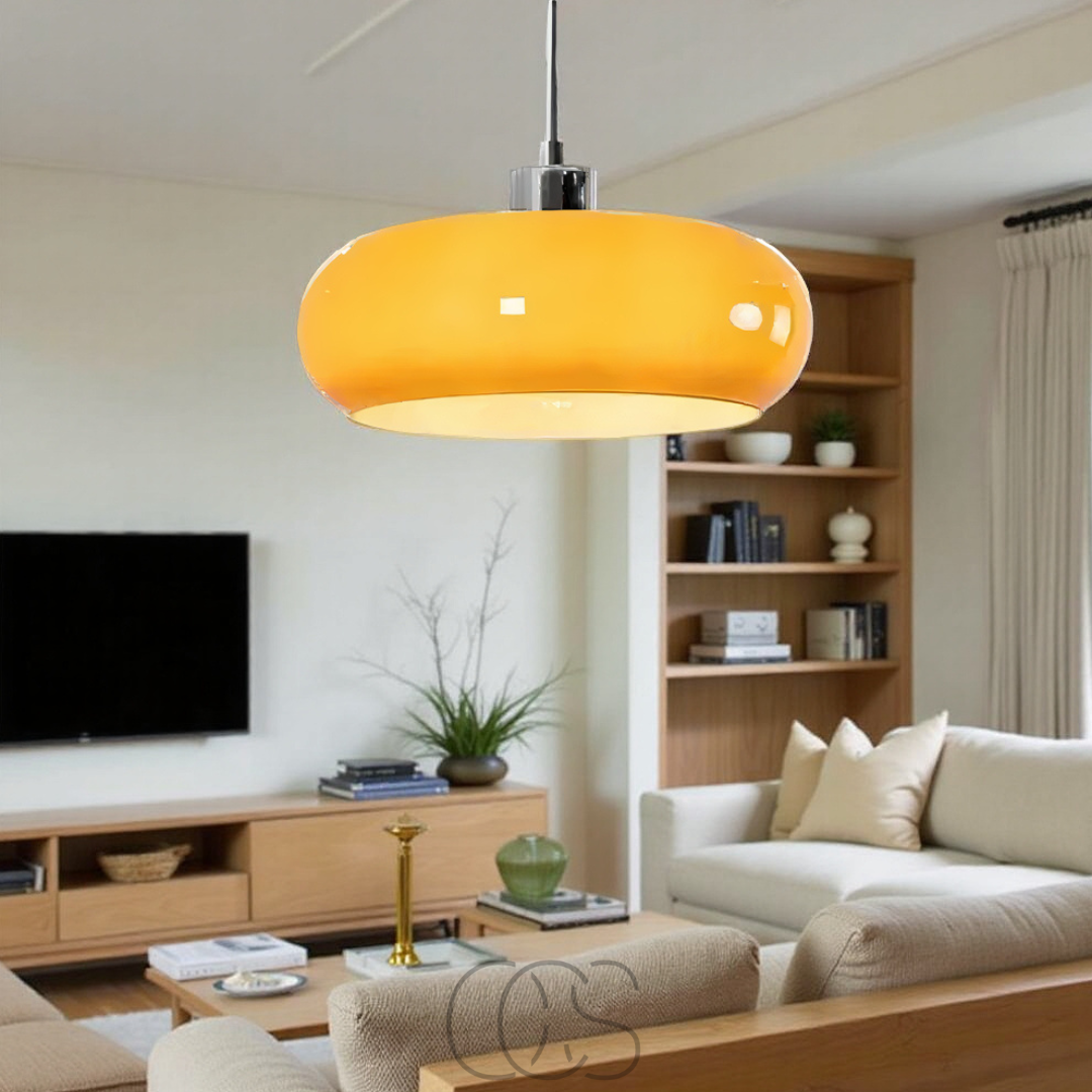 OCS – Nordic retro hanglamp - mondgeblazen glas & Scandinavisch design