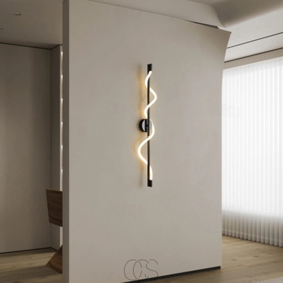 OCS - LED wandlamp slank - Zwart aluminium