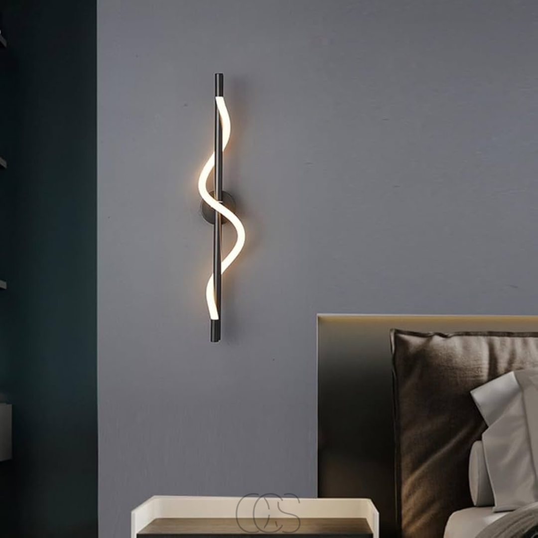 OCS - LED wandlamp slank - Zwart aluminium