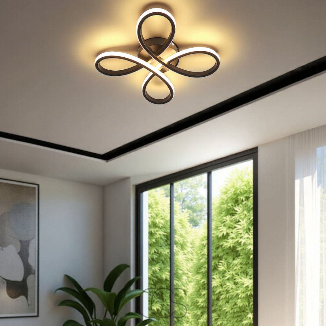OCS – Plafondlamp LED Klaver – Modern design met sfeervolle dimfunctie