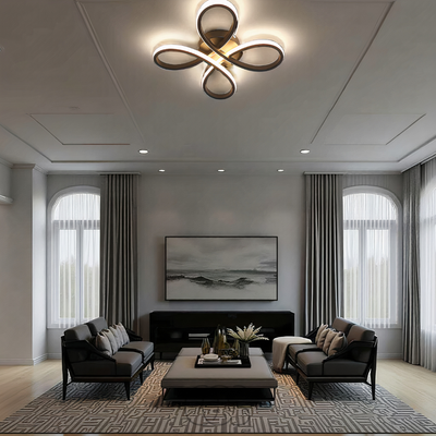 OCS – Plafondlamp LED Klaver – Modern design met sfeervolle dimfunctie