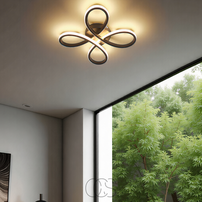 OCS – Plafondlamp LED Klaver – Modern design met sfeervolle dimfunctie
