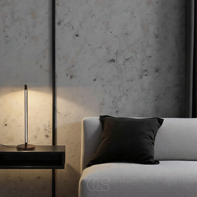 OCS - Minimalistische LED Tafellamp - Modern Mat Zwart Aluminium