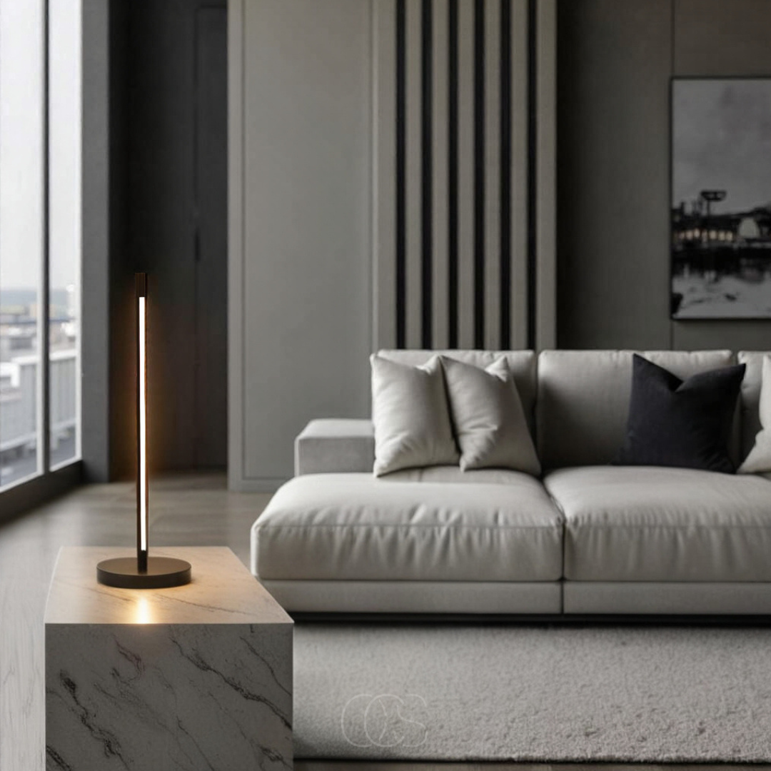 OCS - Minimalistische LED Tafellamp - Modern Mat Zwart Aluminium