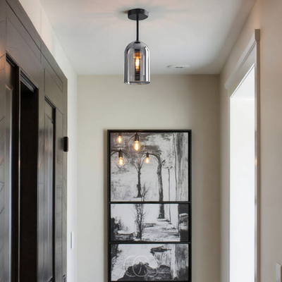 OCS -Glazen Vintage LED plafondlamp