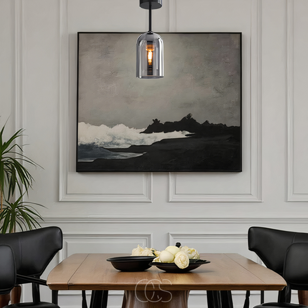OCS -Glazen Vintage LED plafondlamp