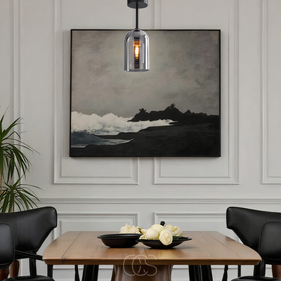 OCS -Glazen Vintage LED plafondlamp