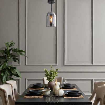 OCS -Glazen Vintage LED plafondlamp