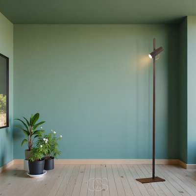 OCS - LED vloerlamp met spot - leeslamp