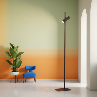 OCS - LED vloerlamp met spot - leeslamp