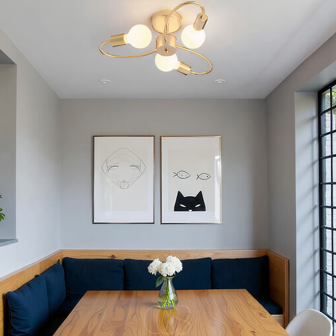 OCS - Plafondlamp met 3 Gevlochten Bollen – Modern Design