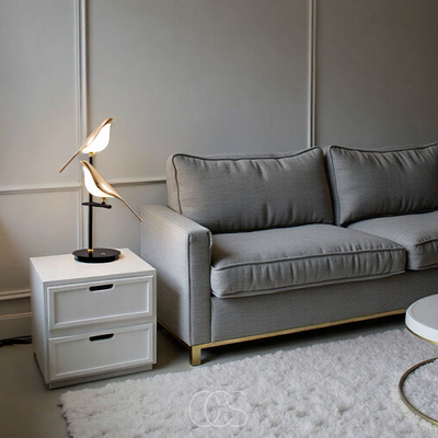 OCS - LED Tafellamp met Gouden Vogel – Warm Sfeervol Licht