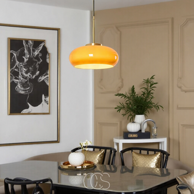 OCS - Fiesta Hanglamp – Geel Keramiek