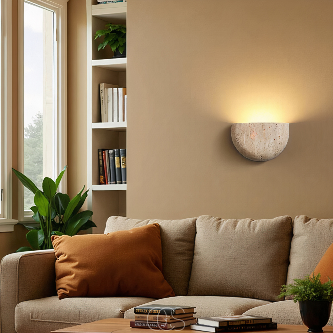 OCS - Keramieke Halve maan wandlamp