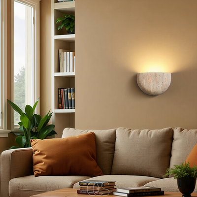 OCS - Keramieke Halve maan wandlamp