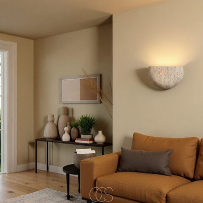 OCS - Keramieke Halve maan wandlamp