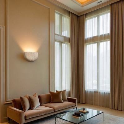 OCS - Keramieke Halve maan wandlamp